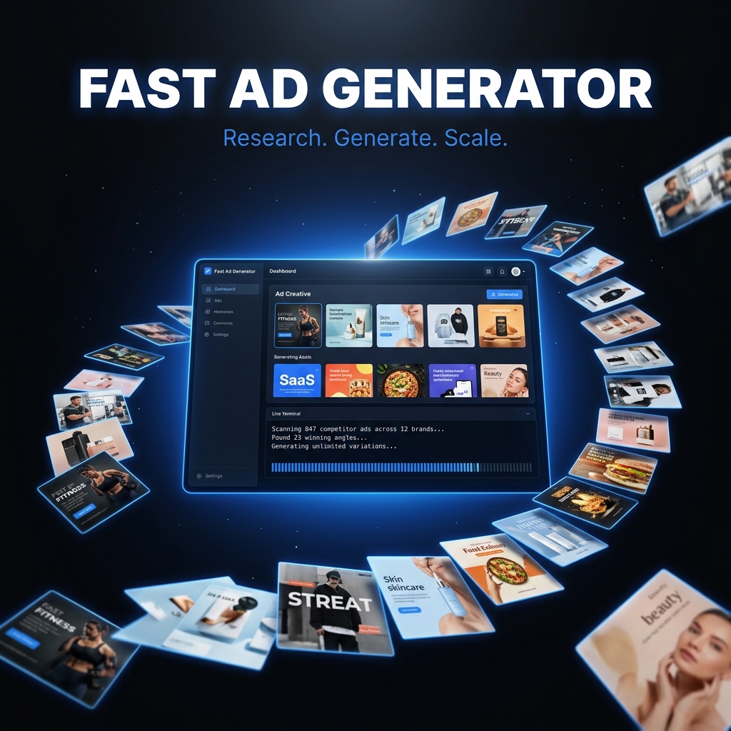Fast Ad Generator — AI-Powered Ad Creatives